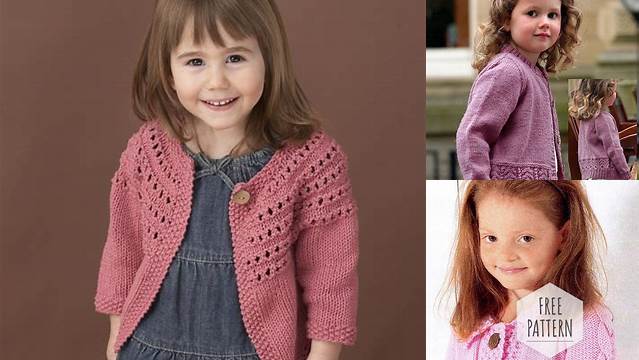 2930+ Free Knitting Patterns For Children's Cardigans Uk