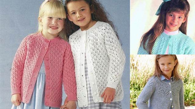 2983+ Free Knitting Pattern For Girls Cardigan Pdf