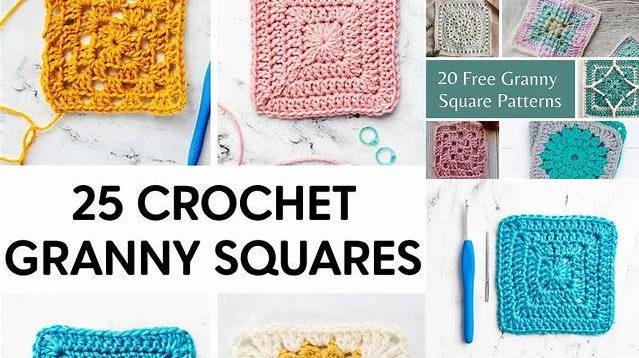 3130+ 25 Free And Easy Granny Square Patterns