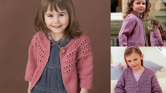 3133+ Free Knitting Patterns Childrens Cardigans