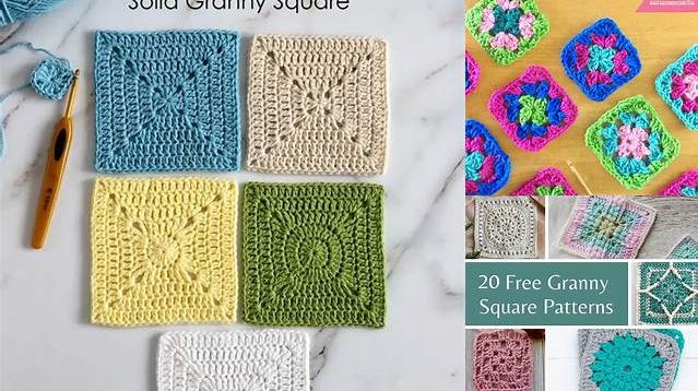 3145+ Granny Square Patterns One Color