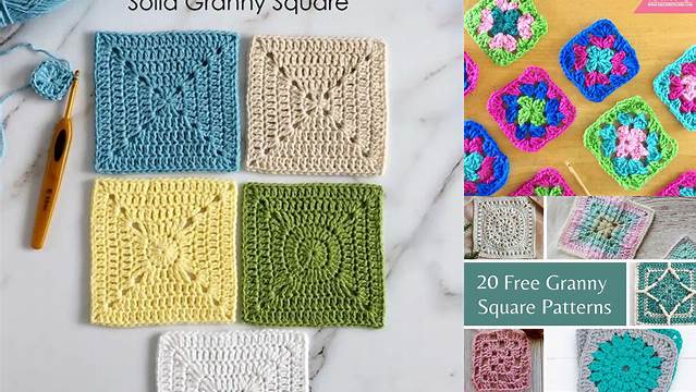 3145+ Granny Square Patterns One Color