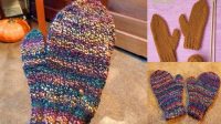 3166+ Free Knitting Patterns For Children's Mittens On Two Needles