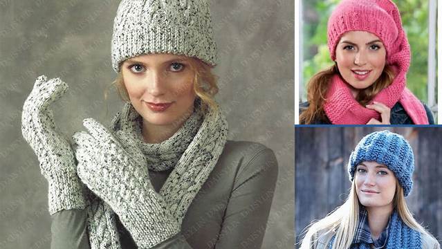 318+ Free Knitting Patterns For Hats Scarves And Gloves