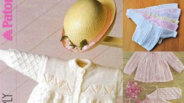 3193+ Free Knitting Patterns For Baby Matinee Jackets