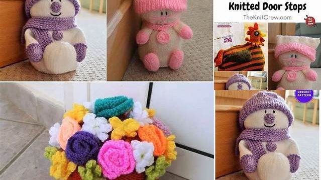 3204+ Free Knitting Patterns For Door Stops