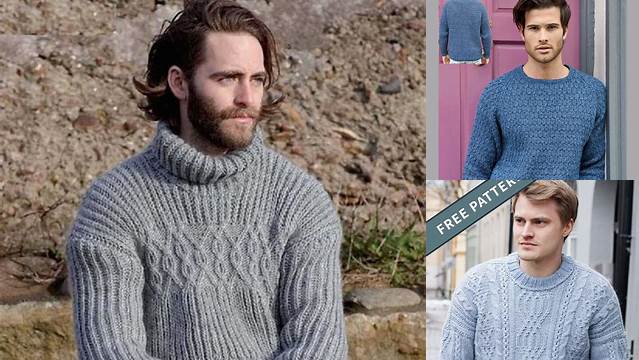 325+ Free Knitting Pattern Mens Pullover