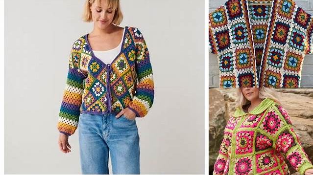 3265+ Granny Square Jacket Pattern