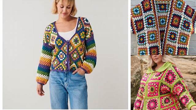 3265+ Granny Square Jacket Pattern