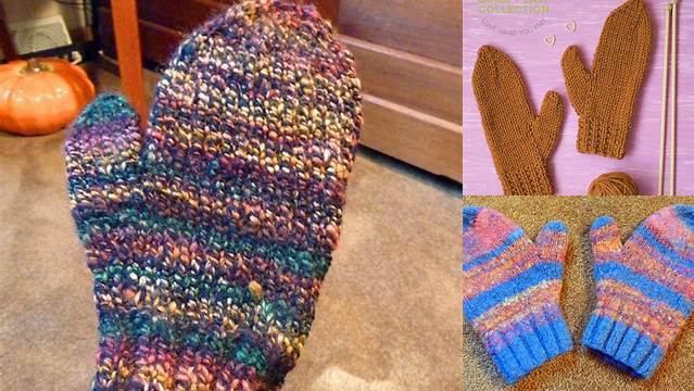 3288+ Free Knitting Patterns Mittens On 2 Needles