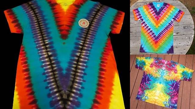 3319+ V Fold Tie Dye