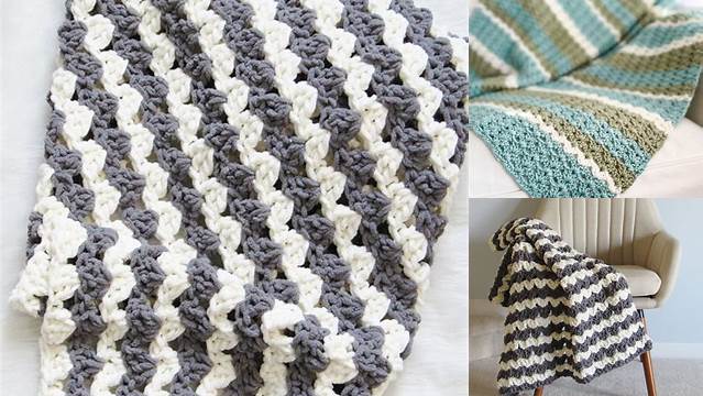 3369+ Crochet Blanket Pattern 10mm Hook