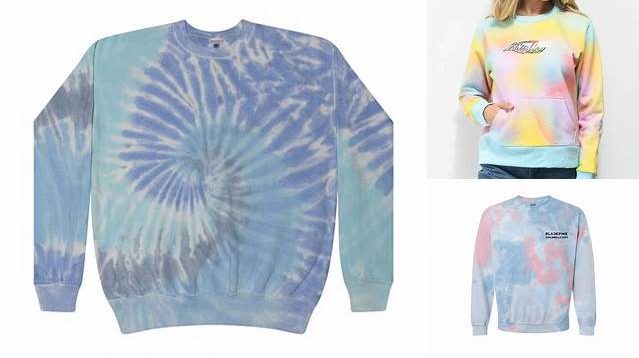 3417+ Tie Dye Crewneck Putih