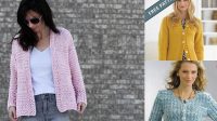 3444+ Free Knitting Pattern Cotton Cardigan