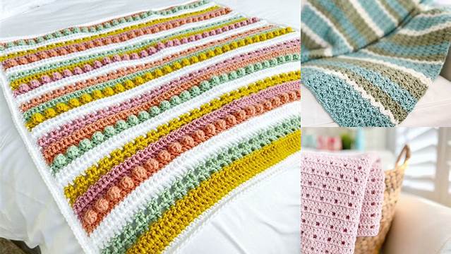 3459+ Easy Crochet Blanket Patterns For Free