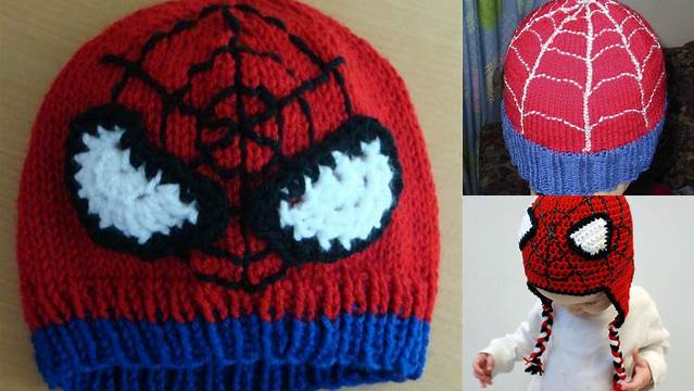 3516+ Free Knitting Pattern For Spiderman Hat