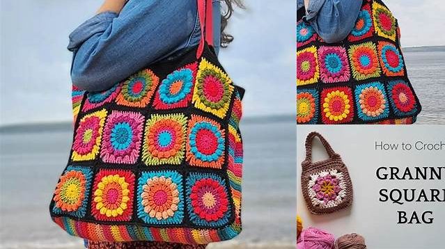 3655+ Granny Square Pattern Purse