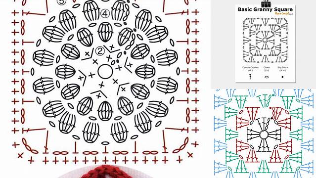 3726+ Granny Square Patterns Diagram