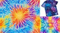 3736+ Starburst Tie Dye Pattern