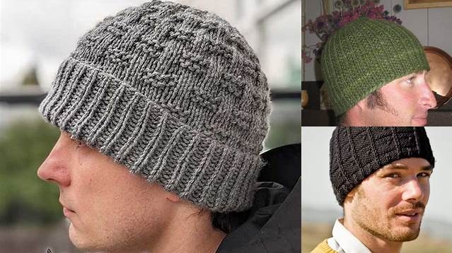 3737+ Free Knitting Patterns For Men's Hats On Straight Needles