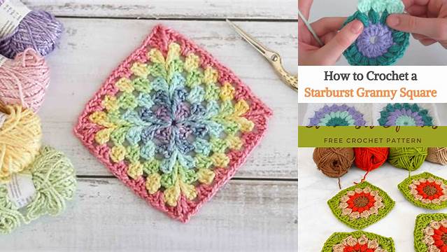 3764+ Granny Square Pattern Starburst