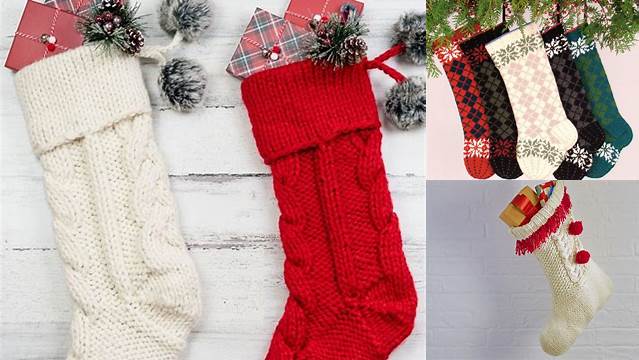 3783+ Free Knitting Patterns Christmas Stockings