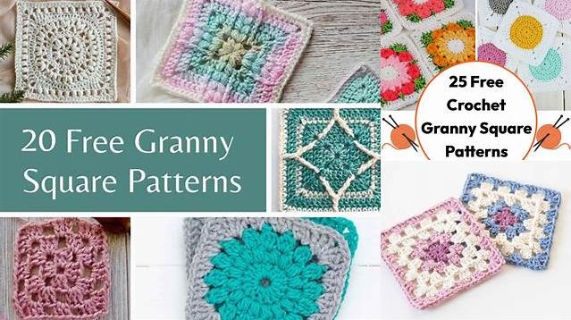 3880+ Free Printable Granny Square Patterns Pdf