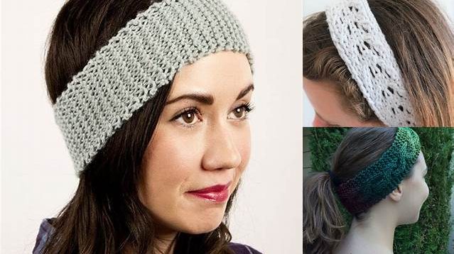 3898+ Free Knitted Headband Patterns For Beginners