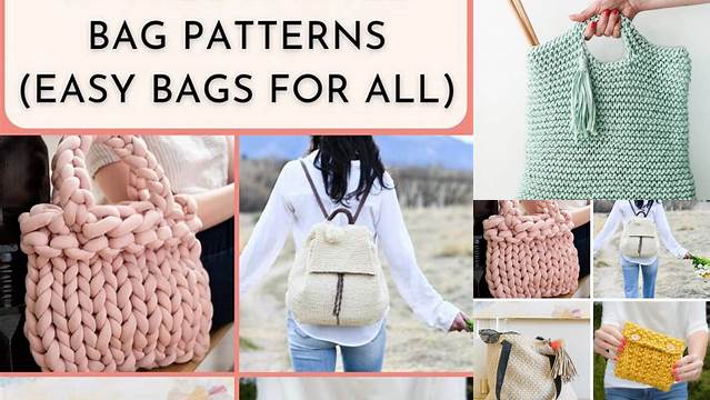 3908+ Free Knitted Bag Patterns For Beginners