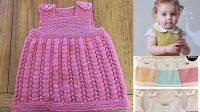 3916+ Free Knitting Pattern For Baby Pinafore Dress