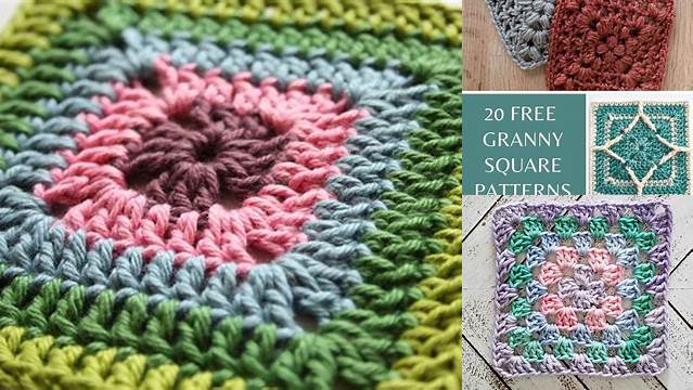 3926+ Granny Square Pattern Easy Free