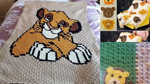 3956+ Lion King Crochet Blanket Patterns