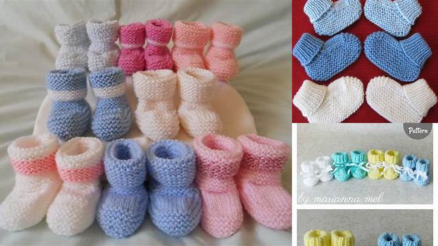 4013+ Free Knitting Pattern For Premature Baby Booties