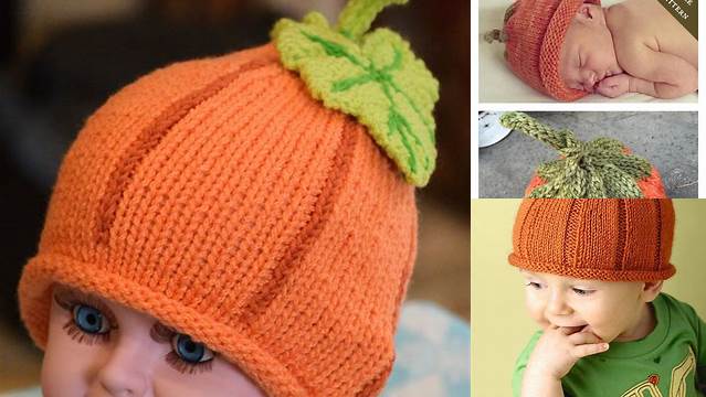 404+ Free Knitting Pattern For Baby Pumpkin Hat