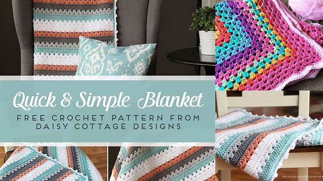 406+ Quick And Easy Crochet Blanket Patterns Free Download