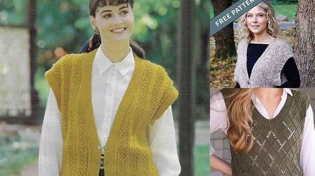 4096+ Free Knitting Patterns For Women's Sweater Vests