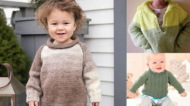 4148+ Free Knitting Pattern Child Raglan Sleeve Pullover