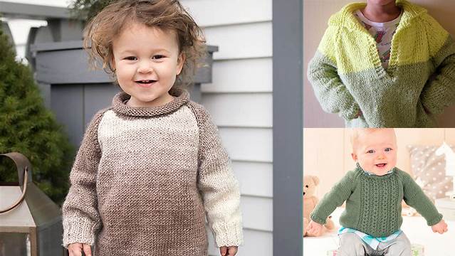 4148+ Free Knitting Pattern Child Raglan Sleeve Pullover