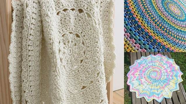 4194+ In The Round Crochet Blanket Pattern