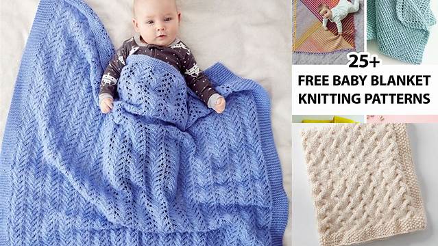 4228+ Free Knitting Pattern For Baby Blanket Beginners Uk Straight Needles