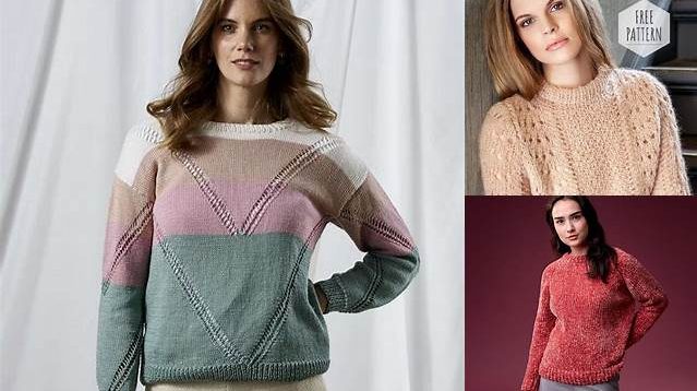 428+ Free Knitting Patterns Sweaters For Ladies