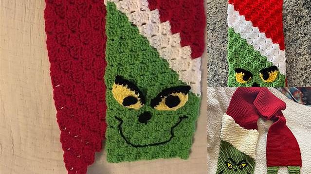 4445+ Ravelry Free Knitting Pattern For Grinch Scarf