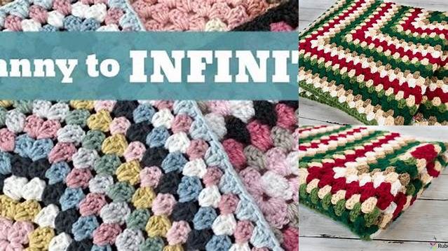 4450+ Infinity Granny Square Blanket Patterns