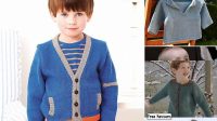 4537+ Free Knitting Pattern Boys Cardigan