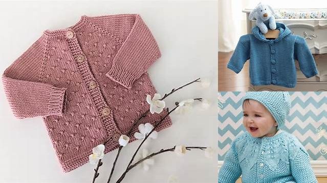 4593+ Free Knitting Pattern For Baby Cardigan With Collar