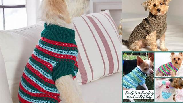 4604+ Free Knitting Patterns For Small Dog Sweaters Pdf