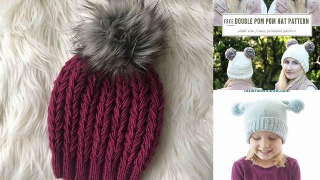 4648+ Free Knitting Pattern For Pom Pom Hat