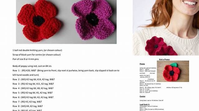 4659+ Free Knitting Pattern For A Poppy