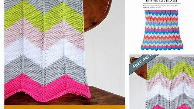 4698+ Free Knitting Pattern For Chevron Baby Blanket