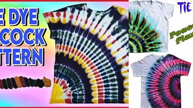 4724+ Peacock Tie Dye Technique